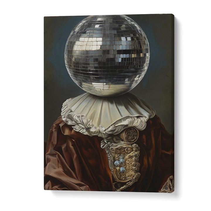 Antique Disco Ball II, Altered Art Prints by The Art Concept combines vintage charm with modern artistry.