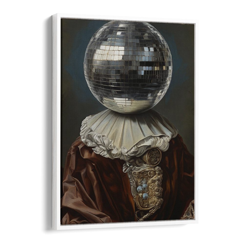 Antique Disco Ball II, Altered Art Prints by The Art Concept blends vintage charm with modern artistry in a stunning design.