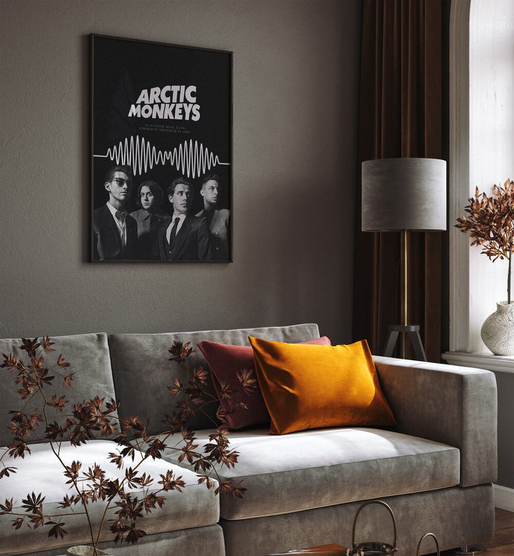 Discover ARCTIC MONKEYS, MOVIE POSTERS by Grishma Korjani, perfect for modern decor and band enthusiasts.