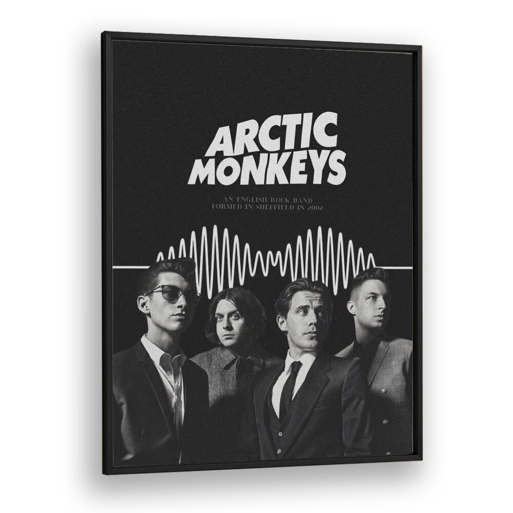 Elevate your space with ARCTIC MONKEYS, MOVIE POSTERS by Grishma Korjani, a modern art piece for fans.