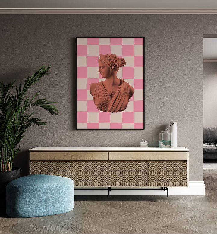 Elegant ARTEMIS CHECKS, ALTERED ART PRINTS by Grace Digital Art Co., perfect for elevating your home decor style.