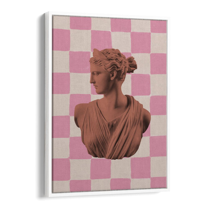 Elevate your space with ARTEMIS CHECKS, ALTERED ART PRINTS by Grace Digital Art Co., blending creativity and sophistication.