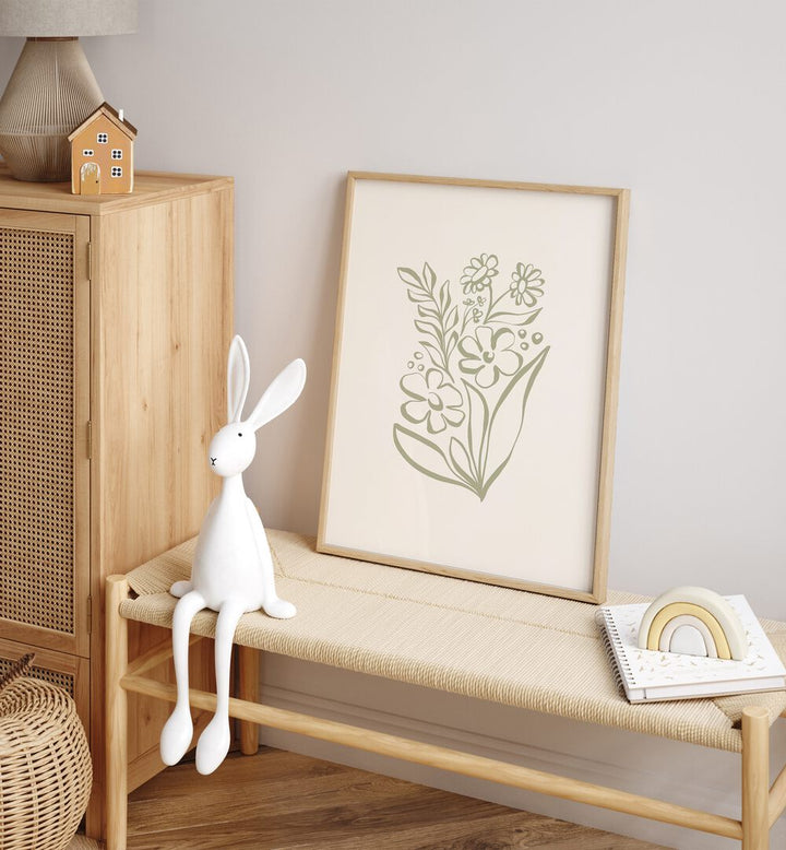 Stylish Artful Lines Gallery Wall showcasing framed floral art, perfect for enhancing gallery walls in any space.