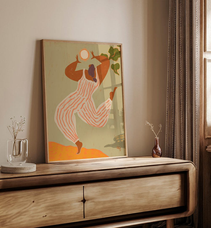 Vibrant Arty Guava Gallery Wall art print adds creativity to your space, perfect for stylish gallery walls.