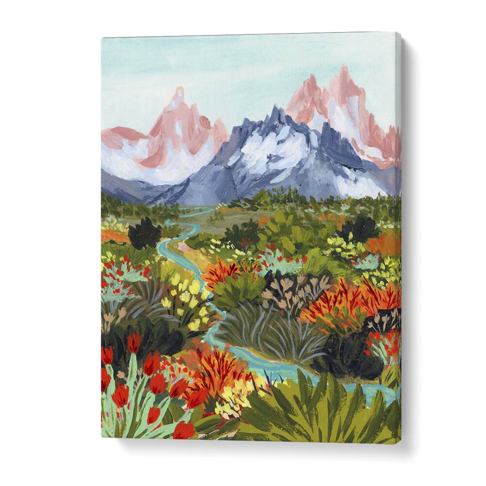 Explore vibrant AUTUMN MOUNTAINS, LANDSCAPE PAINTINGS by Sarah Gesek, showcasing nature's breathtaking beauty.