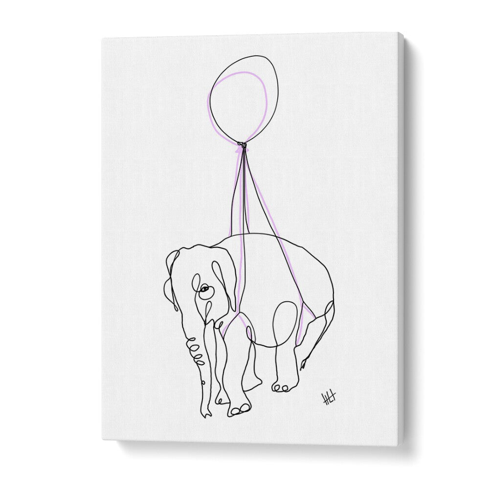 Elegant BABY FLOAT, LINE ART PAINTINGS depicting playful moments, perfect for transforming your space.