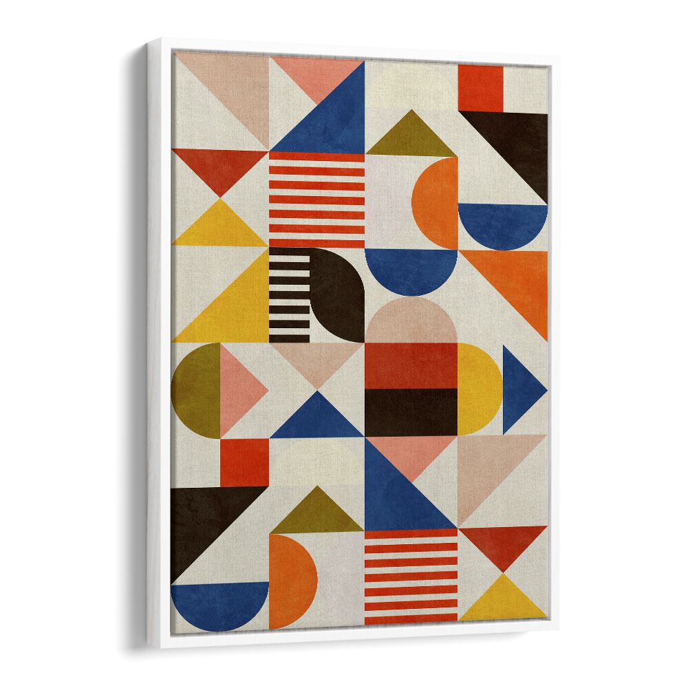 Vibrant BAUHAUS FUN, ABSTRACT PAINTINGS by Ana Rut Bre, perfect for adding creativity to any space.