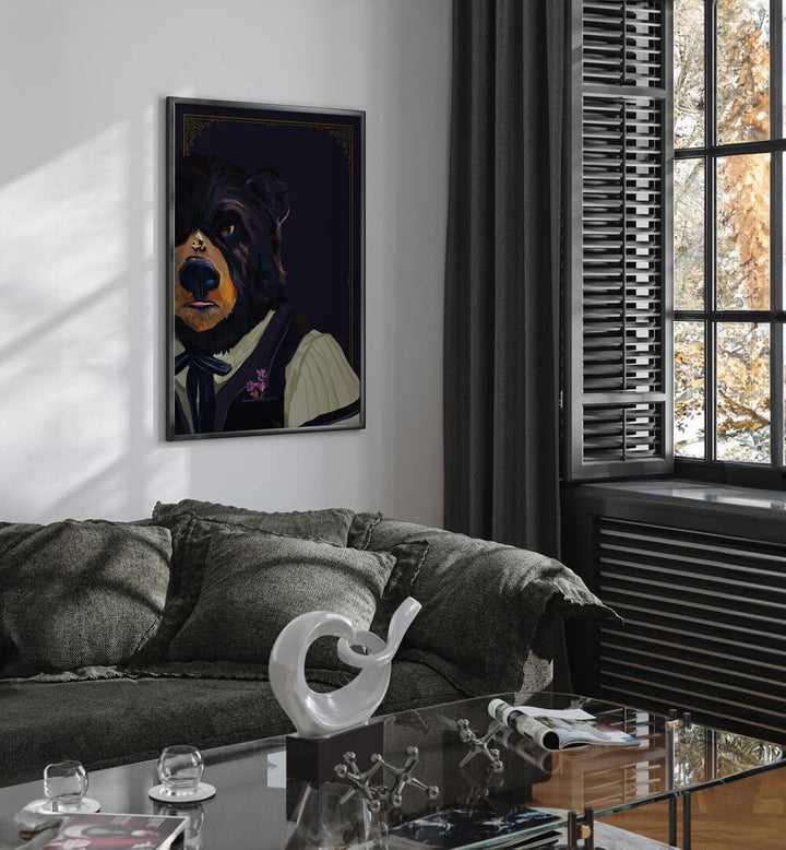 Stylish BEAR, ANIMAL PAINTINGS enhance your decor, perfect for animal lovers at your favorite art store.