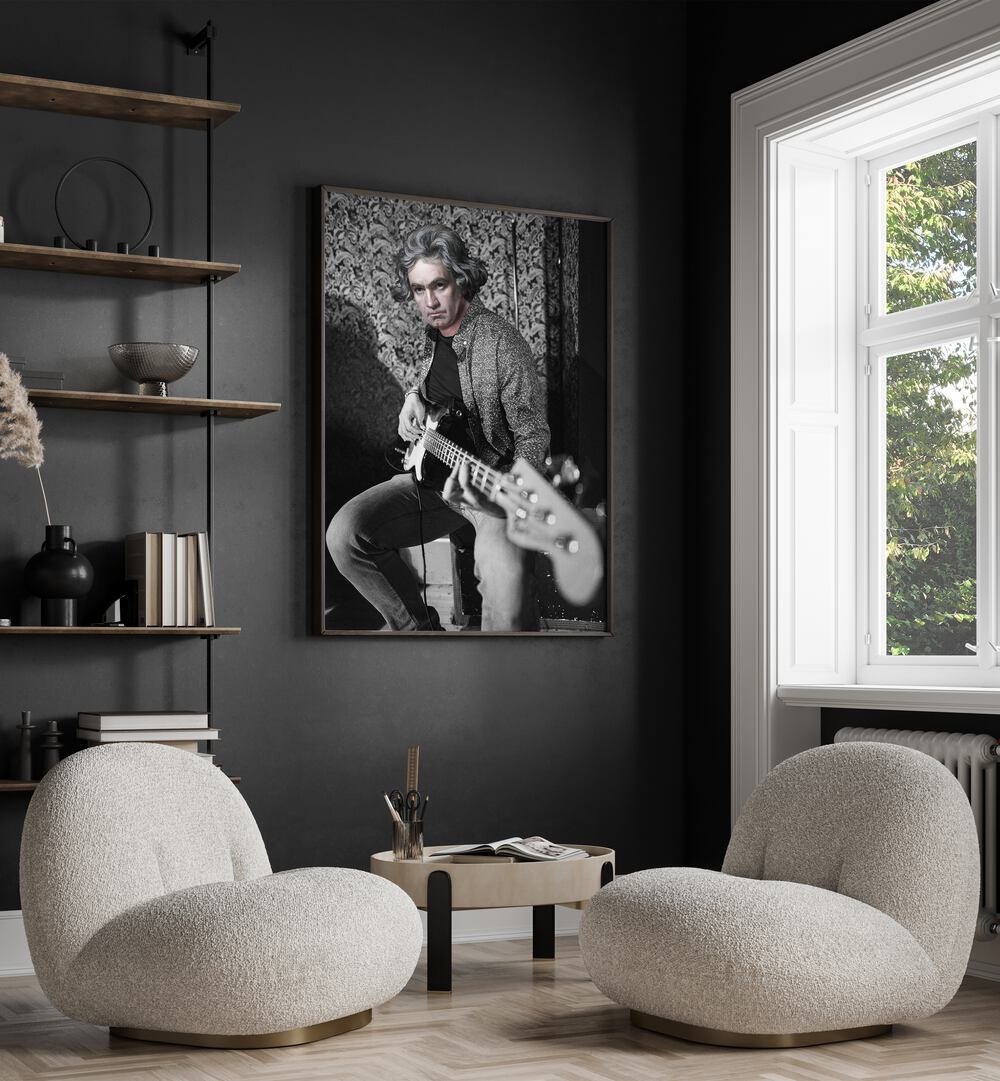 Stylish BEETHOVEN SOLO, MUSIC POSTERS by Dikhotomy enhance your space with classical art and modern elegance.