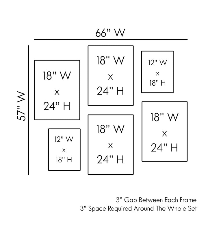 BEIGE STORIES GALLERY WALL layout guide showcasing art prints in neutral tones for stylish gallery walls.