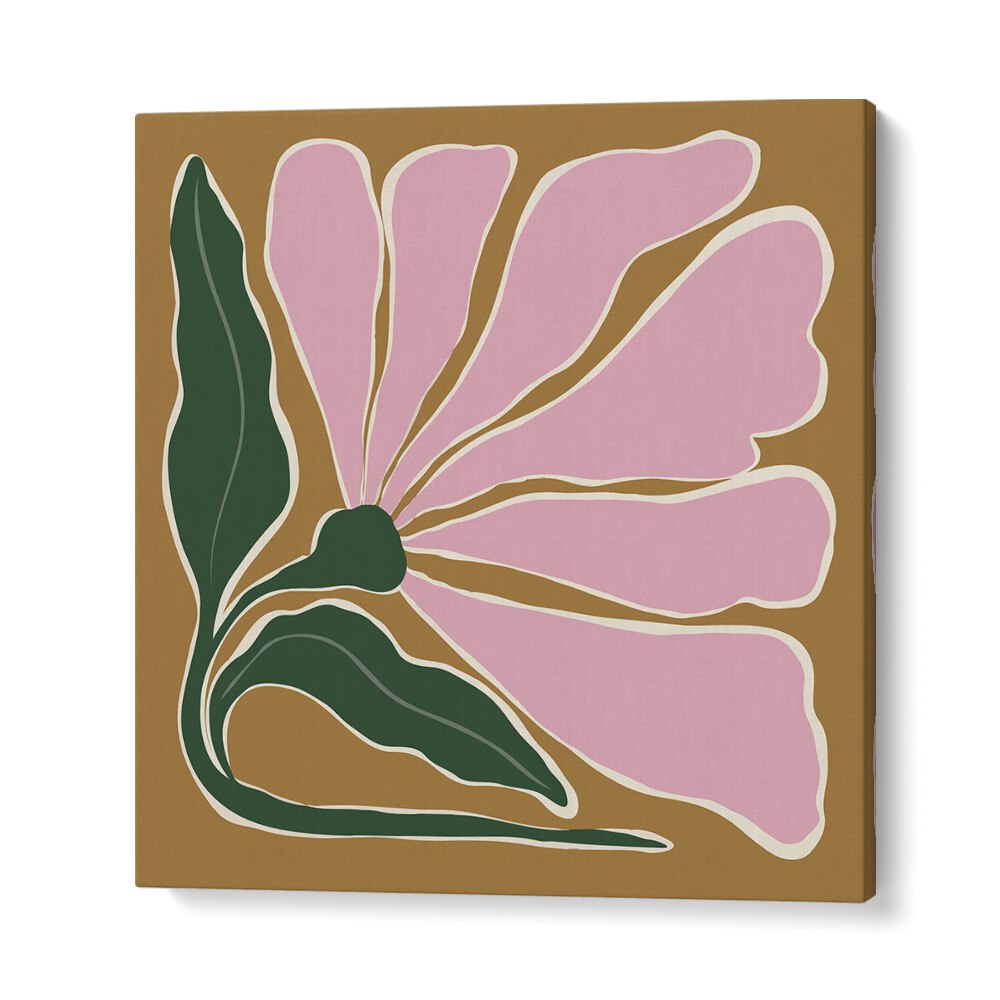 Big Blooming V, Botanical Art Paintings Artwork in Gallery Wrap