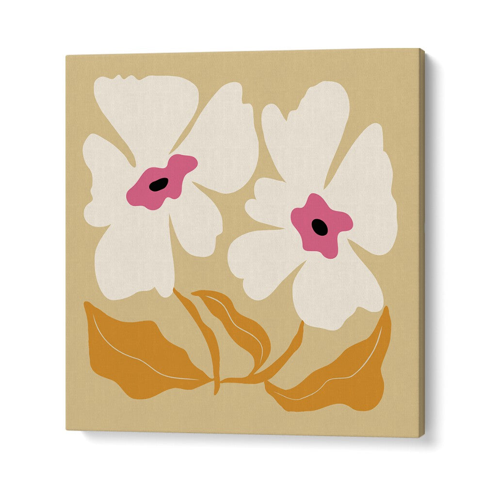 Big Blooming VII, Floral Art Paintings Artwork in Gallery Wrap