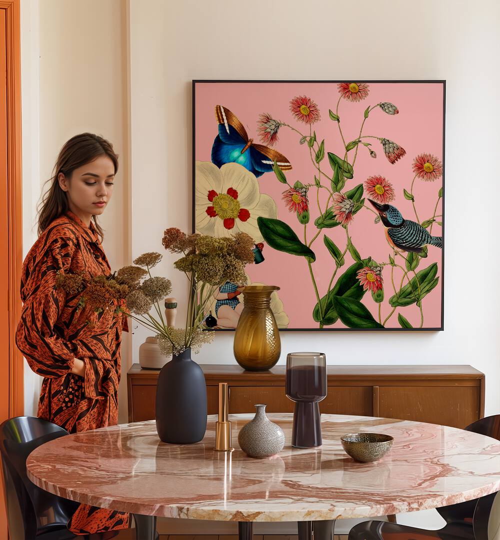 Brighten your space with BIG FLOWER DREAM, FLORAL FLOWER PAINTINGS, featuring vibrant colors and stunning floral designs.