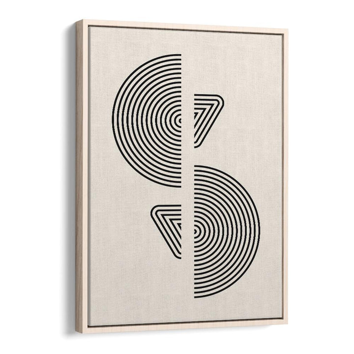 Elegant BLACK MOLE LAGOON, BOHO ART PRINTS framed artwork from Asian Monk, featuring a minimalist design.