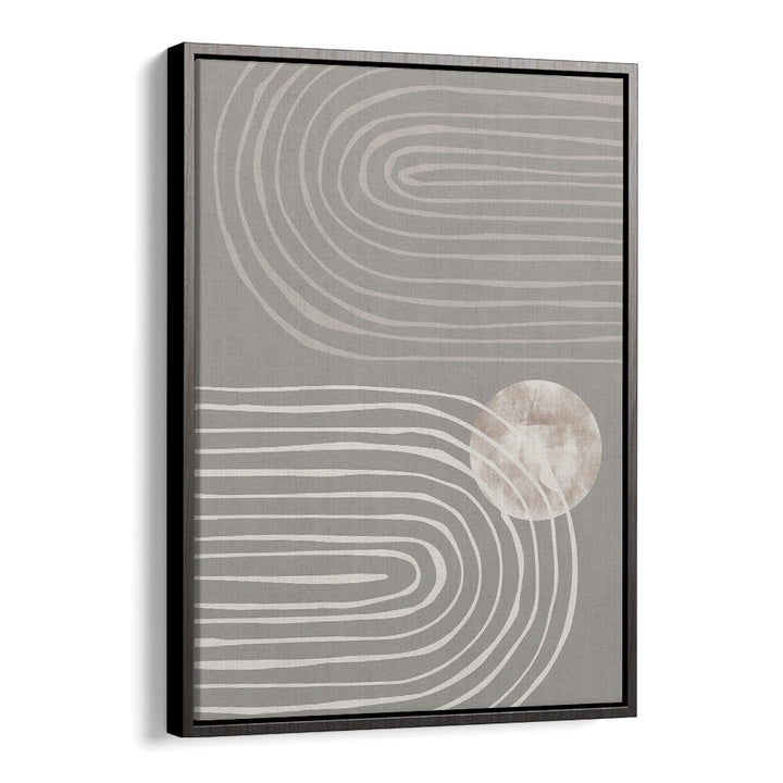 Elegant ARCH DARK I, BOHO ART PAINTINGS features abstract patterns and earthy tones, perfect for a serene living space.