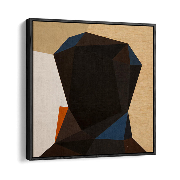 BLACK HEAD I , GEOMETRIC ART PRINTS