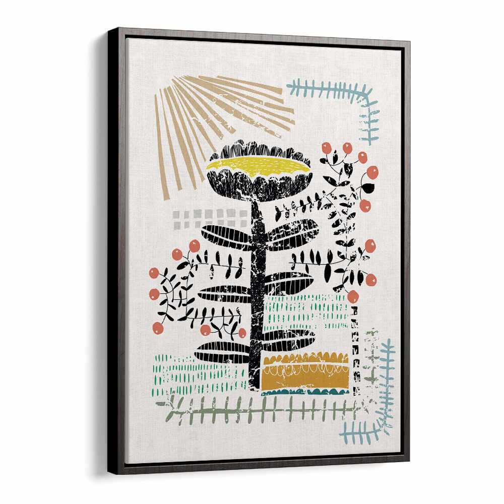 Brighten your space with BLOCK PRINT BOLD FLOWER, FLORAL FLOWER PAINTINGS featuring vibrant abstract designs.