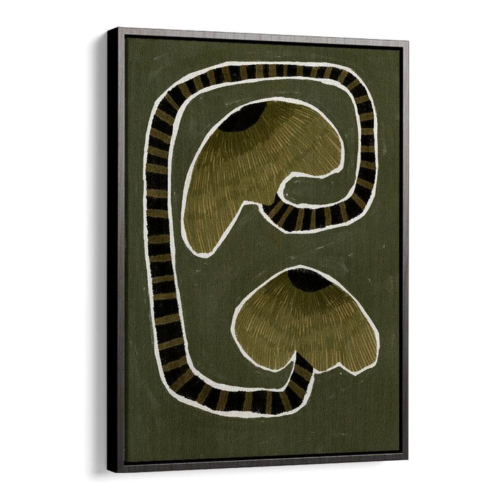 Stylish DELICATE BLOOM GREEN II, FLORAL FLOWER PAINTINGS, showcasing elegant floral designs on a rich green background.