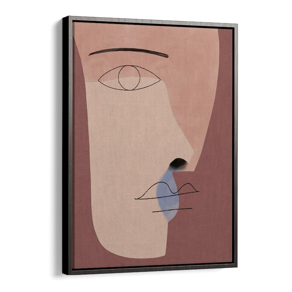 Stylish FACE ME, BOHO ART PAINTINGS featuring abstract facial designs, perfect for modern home decor.