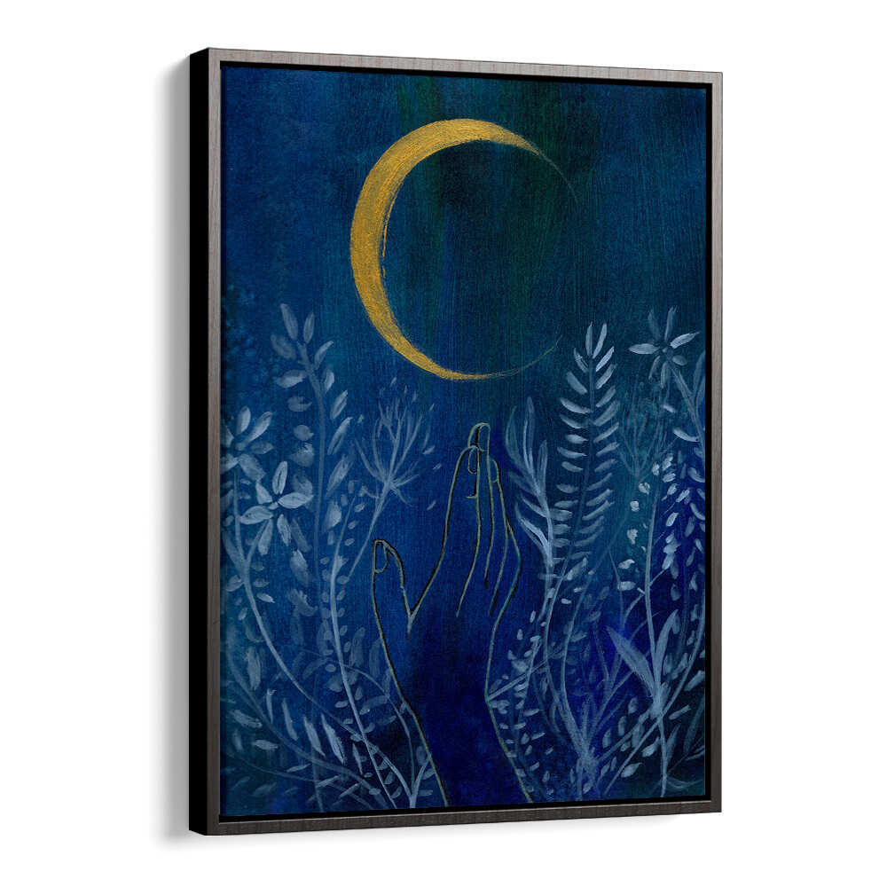 FLOWER MOON , FLORAL FLOWER PAINTINGS