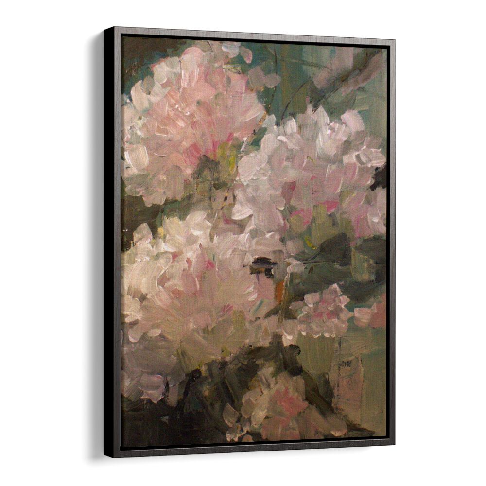 Stunning HORTENSIA ROSA, FLORAL FLOWER PAINTINGS featuring ethereal pink blooms, perfect for elevating home decor.