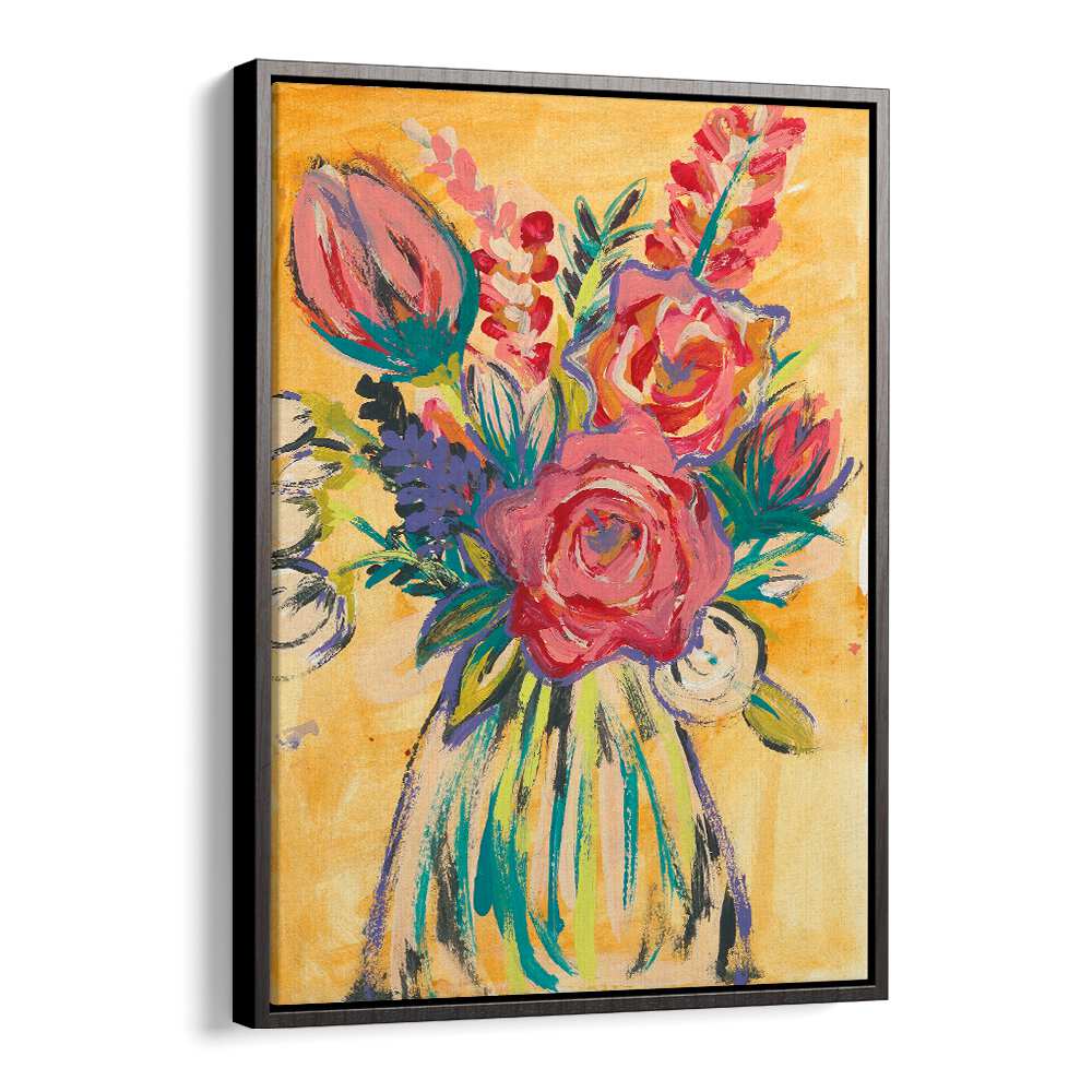 Bright and vibrant HAND PAINTED FLORAL, FLORAL FLOWER PAINTINGS showcasing a stunning bouquet, perfect for your space.