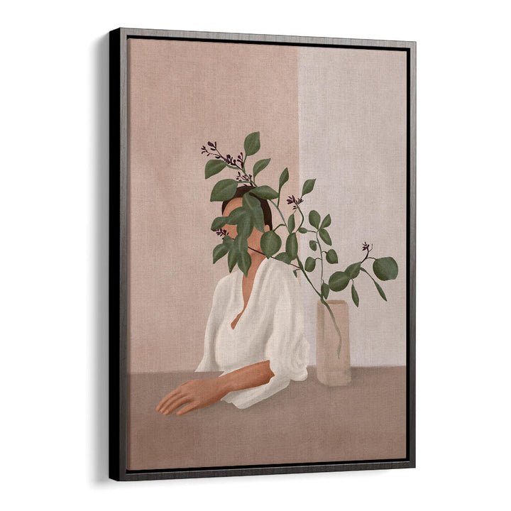 HIDDEN IN FOLIAGE , BOHO ART PAINTINGS
