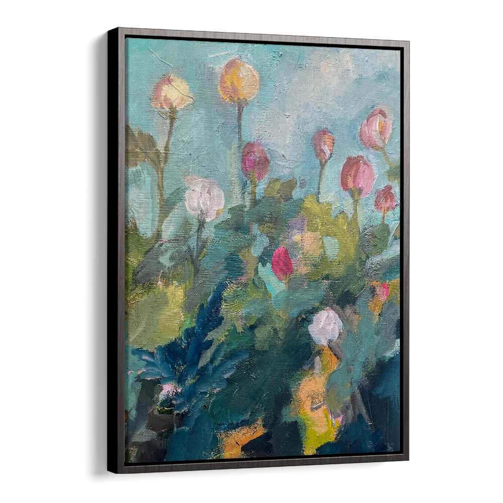Vibrant IMPRESSIONISTIC BLOOMS, FLORAL FLOWER PAINTINGS enhancing decor with abstract floral beauty.