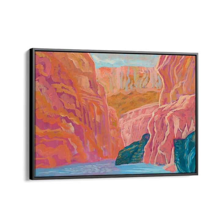 Vibrant PINK CANYON, LANDSCAPE PAINTINGS that transform your space with stunning natural beauty and rich colors.