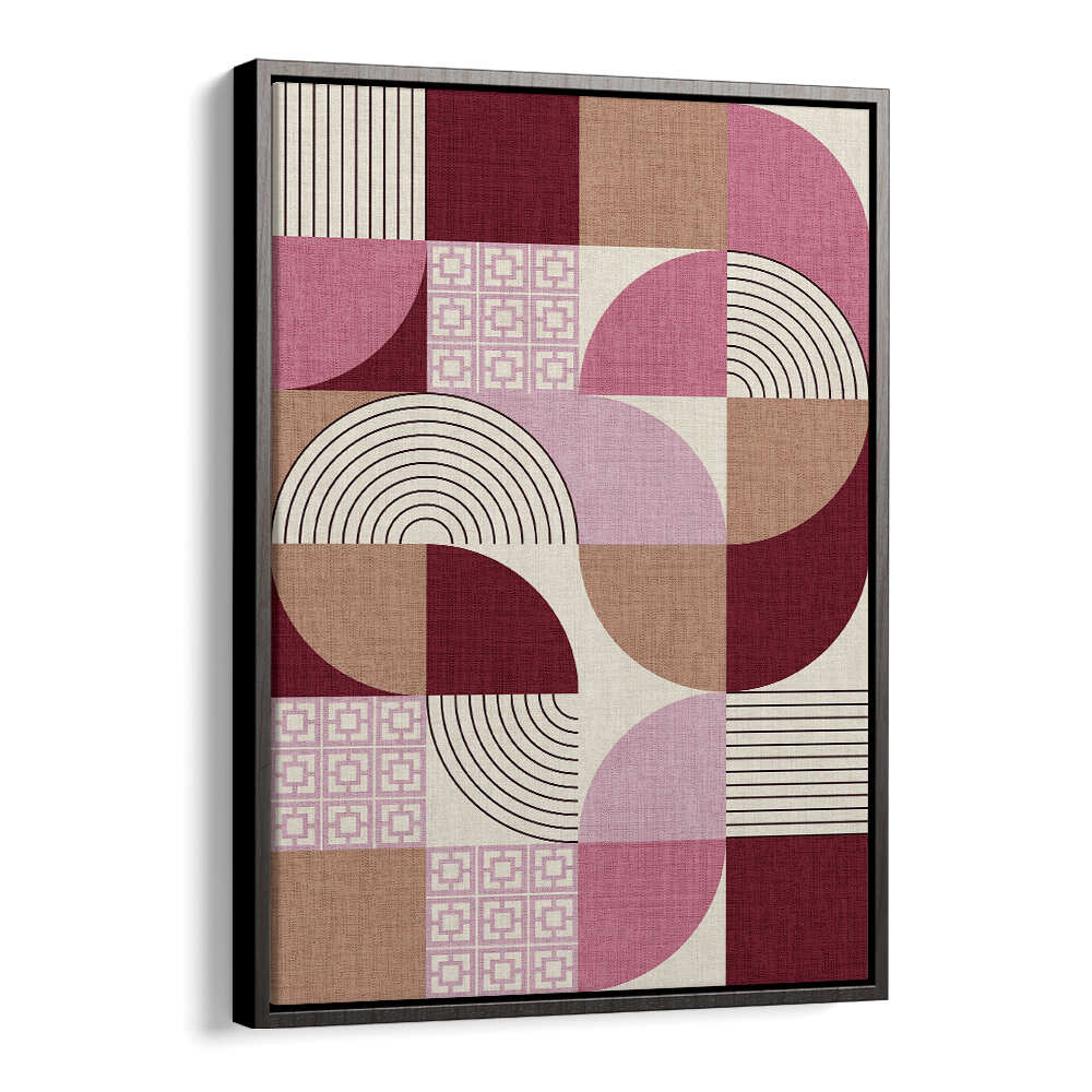 PALM SPRINGS DESERT SHAPES MAUVE , GEOMETRIC ART PRINTS