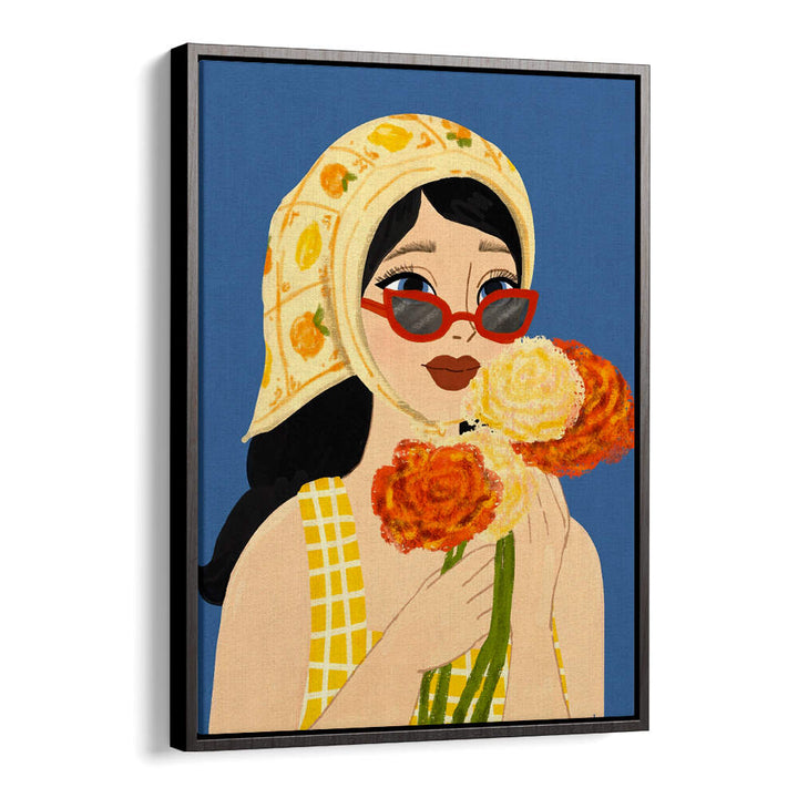 SUMMER GIRL , PORTRAITS & FIGURATIVE ILLUSTRATIONS