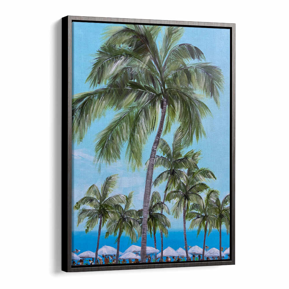 Vibrant TROPICAL PALM TREES II, FLORAL FLOWER PAINTINGS adding a nature-inspired touch to your living space.