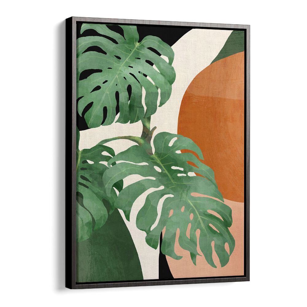 Vibrant TROPICAL LEAVES ABSTRACT ART, BOHO ART PAINTINGS enhancing your space with nature-inspired beauty.
