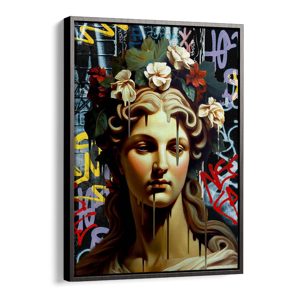 VANDAL PIETAN, ALTERED ART PRINTS showcase a stunning blend of classical and graffiti art in a captivating design.