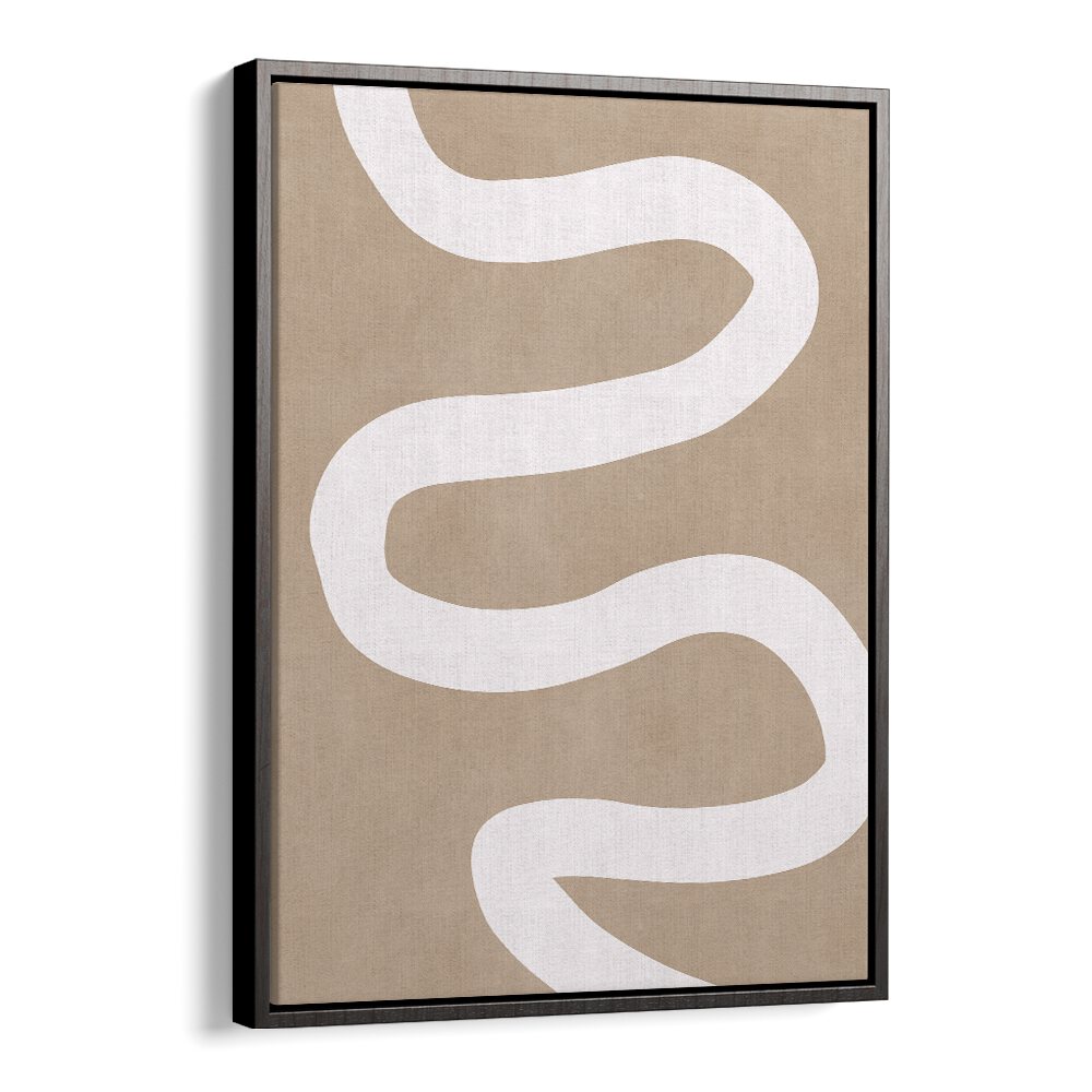 Stylish wall art featuring flowing lines in neutral tones, perfect for showcasing EXPRESSIVE LINES XI, ABSTRACT PAINTINGS.