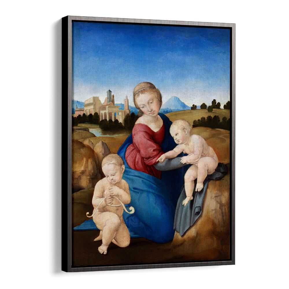 MADONNA AND  INFANT SAINT  , VINTAGE PAINTINGS