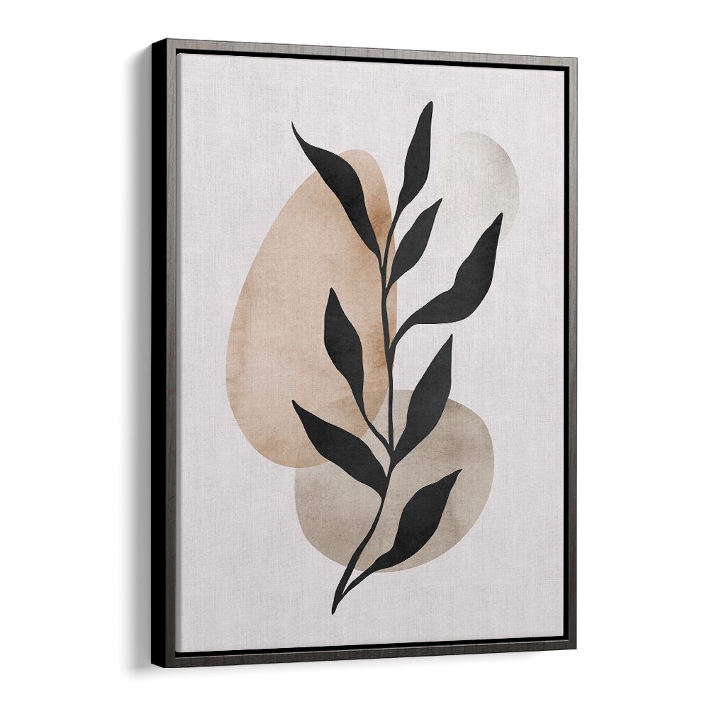 Elevate your space with LEAVES IX, BOHO ART PAINTINGS featuring elegant watercolor leaves on a soft backdrop.