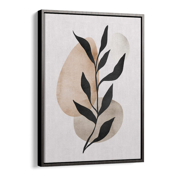 Elevate your space with LEAVES IX, BOHO ART PAINTINGS featuring elegant watercolor leaves on a soft backdrop.