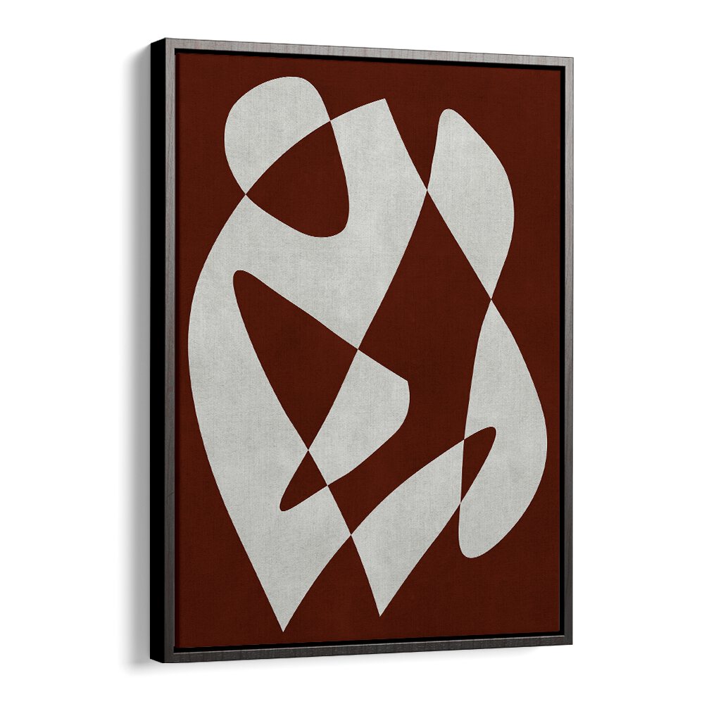 Geometric MODERN SHAPES , ABSTRACT PAINTINGS on a warm background, perfect for enhancing contemporary decor.