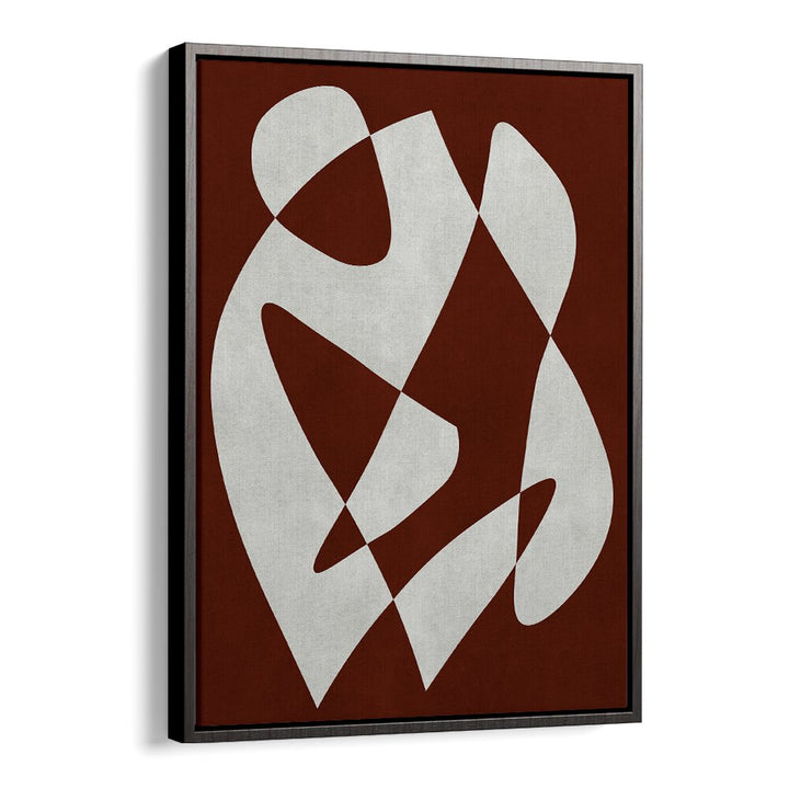 Geometric MODERN SHAPES , ABSTRACT PAINTINGS on a warm background, perfect for enhancing contemporary decor.