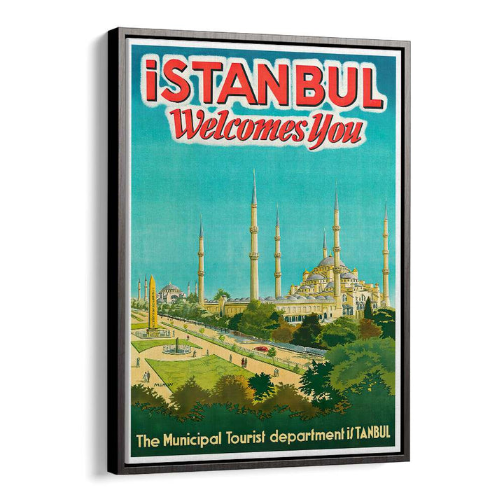 ISTANBUL, VINTAGE TRAVEL POSTERS showcase stunning architecture and vibrant culture, inviting you to explore the city.