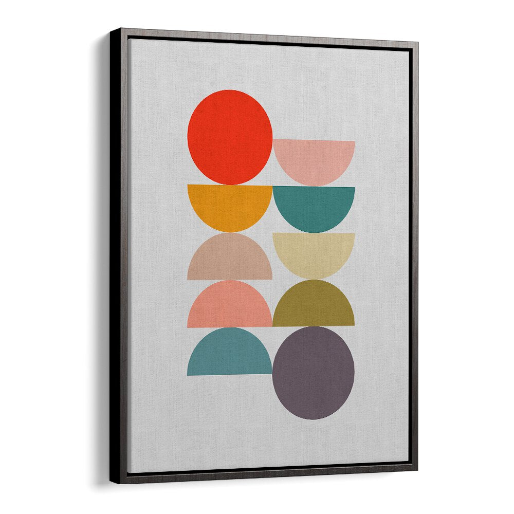 CIRCLES IN HARMONY 1 showcases vibrant shapes, perfect for enhancing your space with HARMONY, GEOMETRIC ART PRINTS.