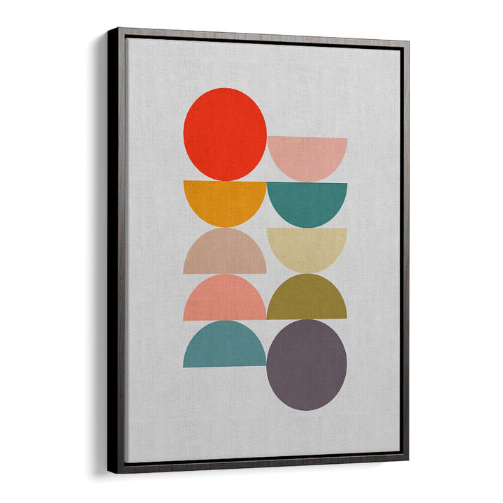 CIRCLES IN HARMONY 1 showcases vibrant shapes, perfect for enhancing your space with HARMONY, GEOMETRIC ART PRINTS.