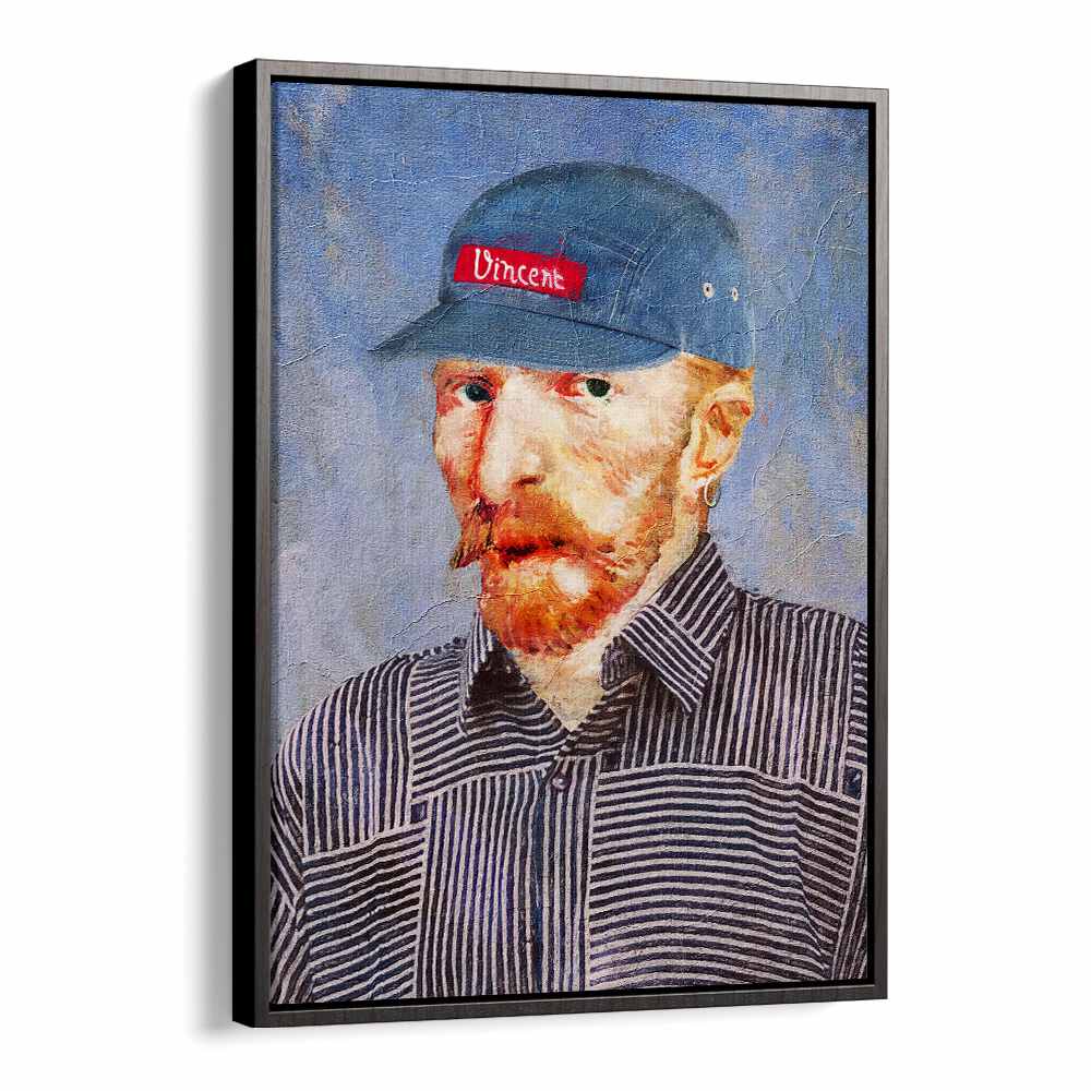 Hipster Vincent altered art prints by Dikhotomy showcase a modern twist on classic aesthetics, perfect for art lovers.