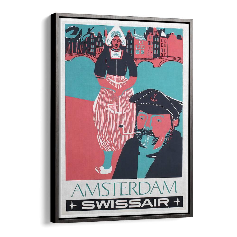 Explore the charm of AMSTERDAM II, VINTAGE TRAVEL POSTERS, showcasing iconic architecture and culture. Perfect for decor!