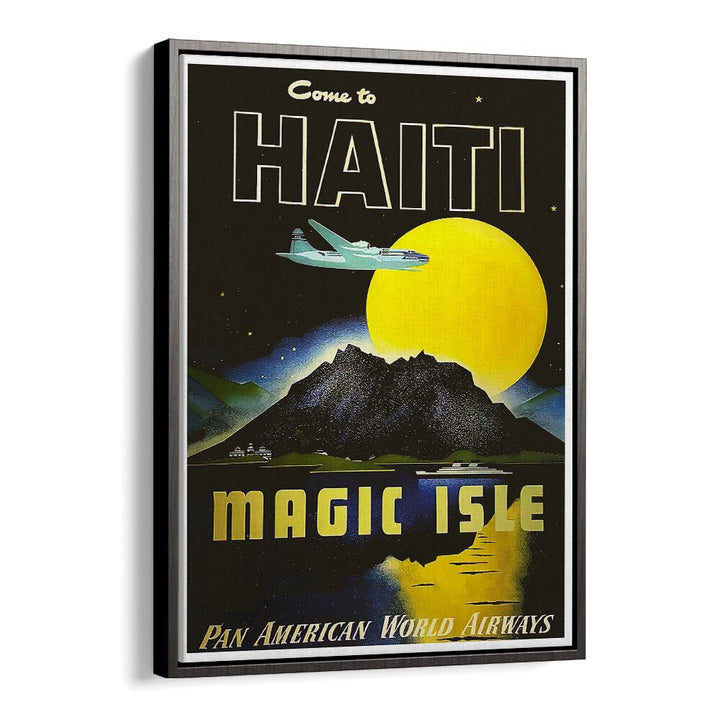 Haiti Magic Isle, Vintage Travel Posters showcase vibrant culture and stunning landscapes, perfect for any space.