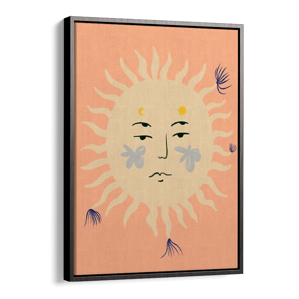 Colorful PINK SUN, VIBRANT art print adds modern flair and energy to your living space. Perfect for vibrant decor!