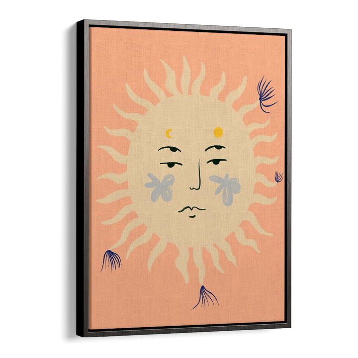 Colorful PINK SUN, VIBRANT art print adds modern flair and energy to your living space. Perfect for vibrant decor!