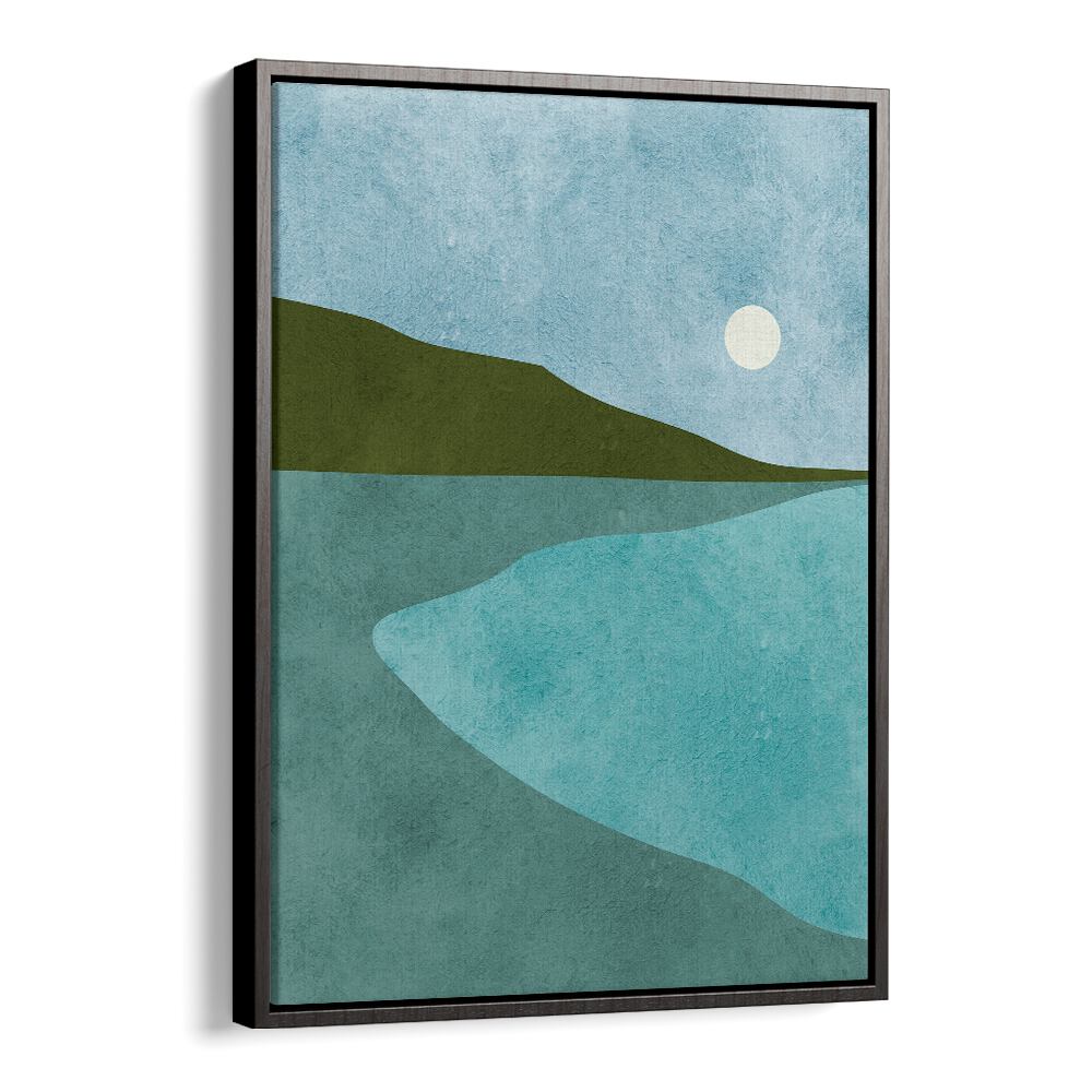 Stylish WATERCOLOR III, LANDSCAPE PAINTINGS showcasing serene nature in abstract hues, perfect for modern decor.