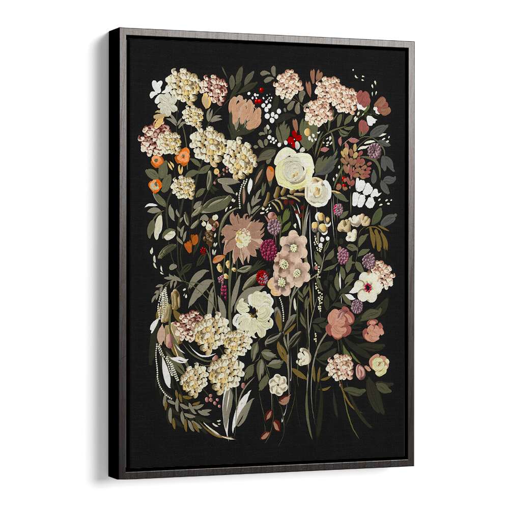 Elegant BLACK BOUQUET , FLORAL FLOWER PAINTINGS showcasing rich hues, perfect for elevating your space.